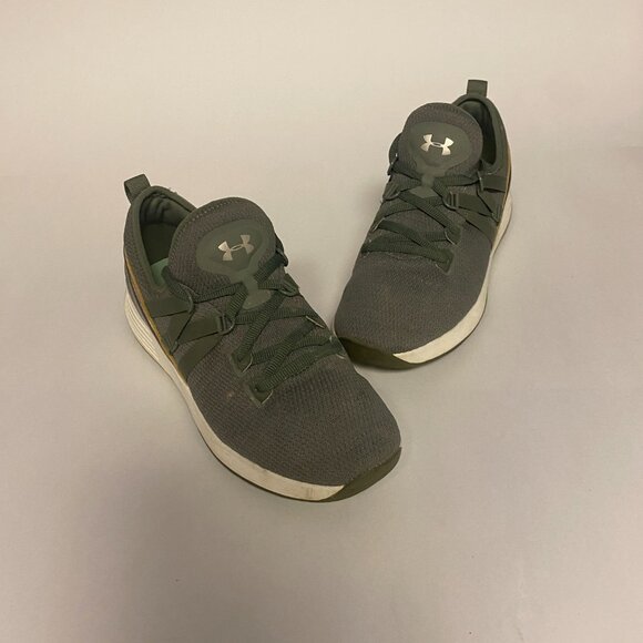 Under Armour Breathe Trainer Green Sneaker Size 7 ART NO.3020282-300 Rare Sample - Picture 6 of 14